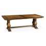 Figured Walnut Large Extending Refectory Table 91