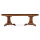 Curved Pedestal Extending Dining Table 92