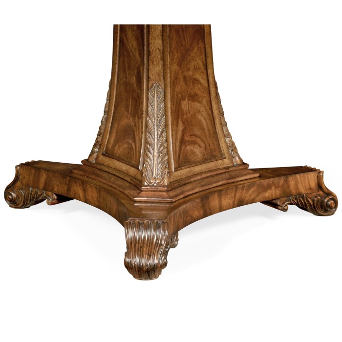 Curved Pedestal Extending Dining Table 92