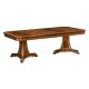 Curved Pedestal Extending Dining Table 92