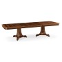 Curved Pedestal Extending Dining Table 92