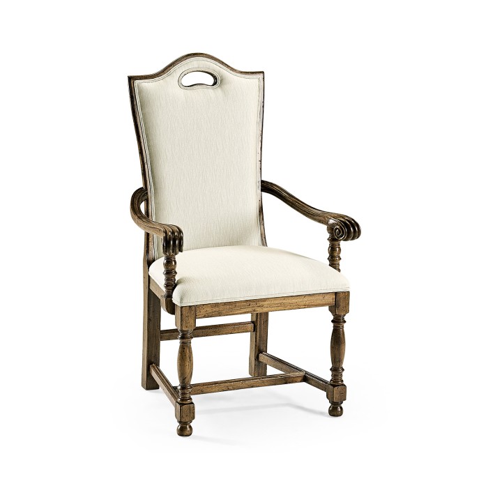 Casual High Back Arm Chair