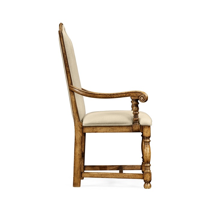 Casual High Back Arm Chair