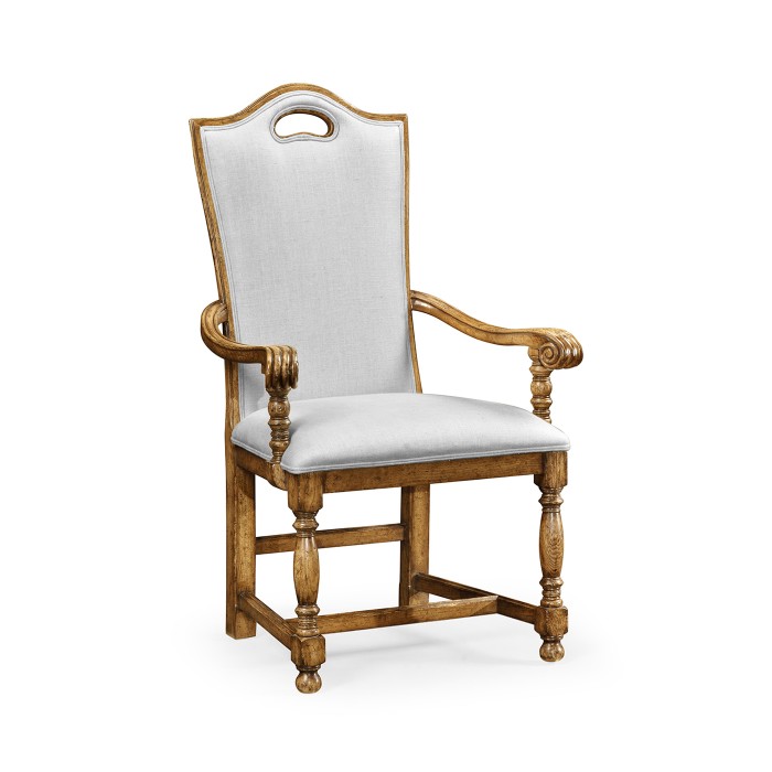 Casual High Back Arm Chair