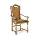 Traditional High Back Arm Chair