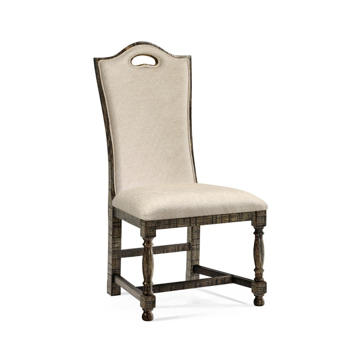 Casual High Back Side Chair