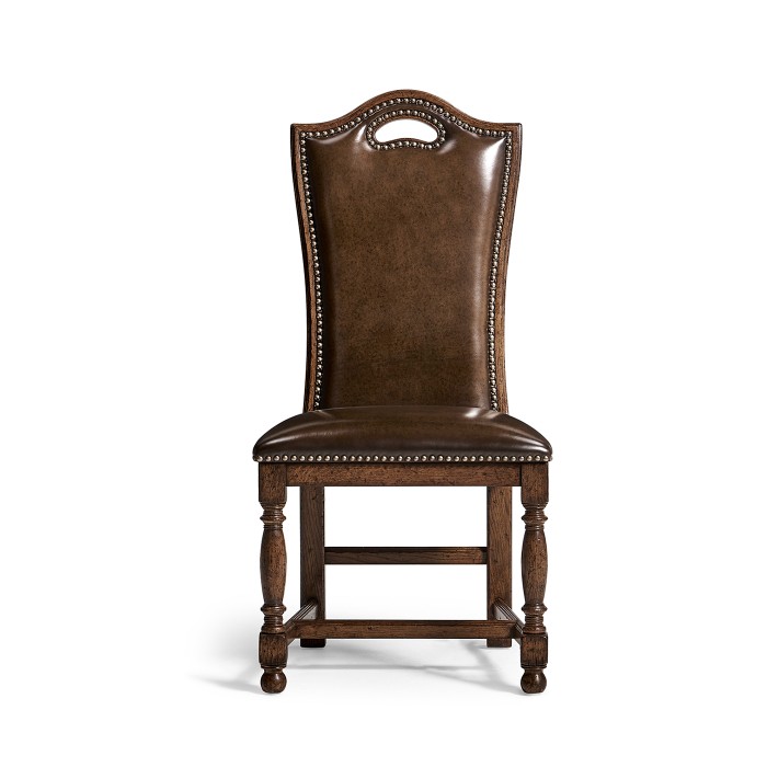 Traditional High Back Side Chair