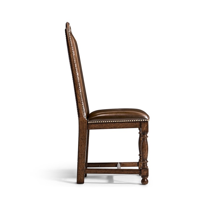 Traditional High Back Side Chair
