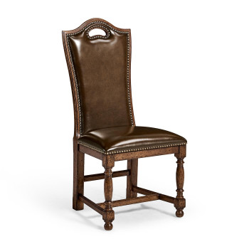 Traditional High Back Side Chair