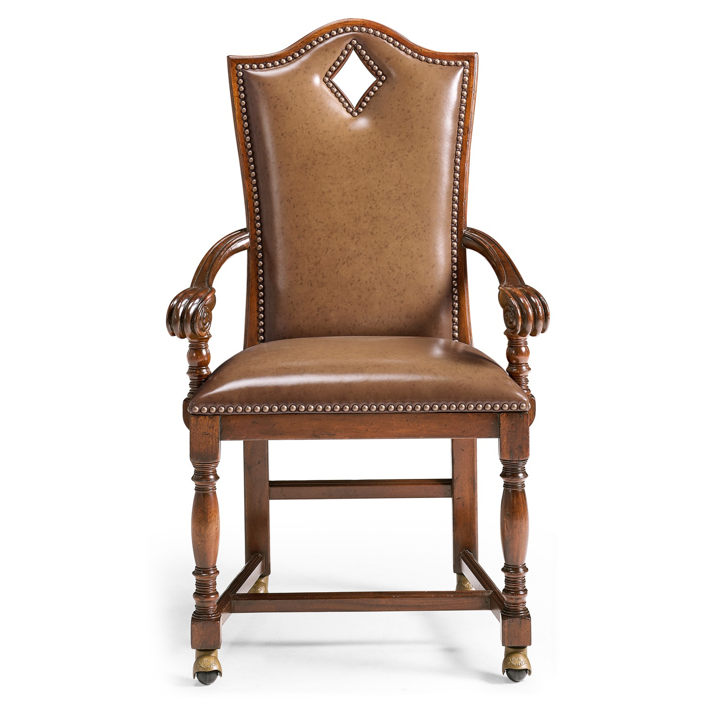 High Back Playing Card "Diamond" Arm Chair