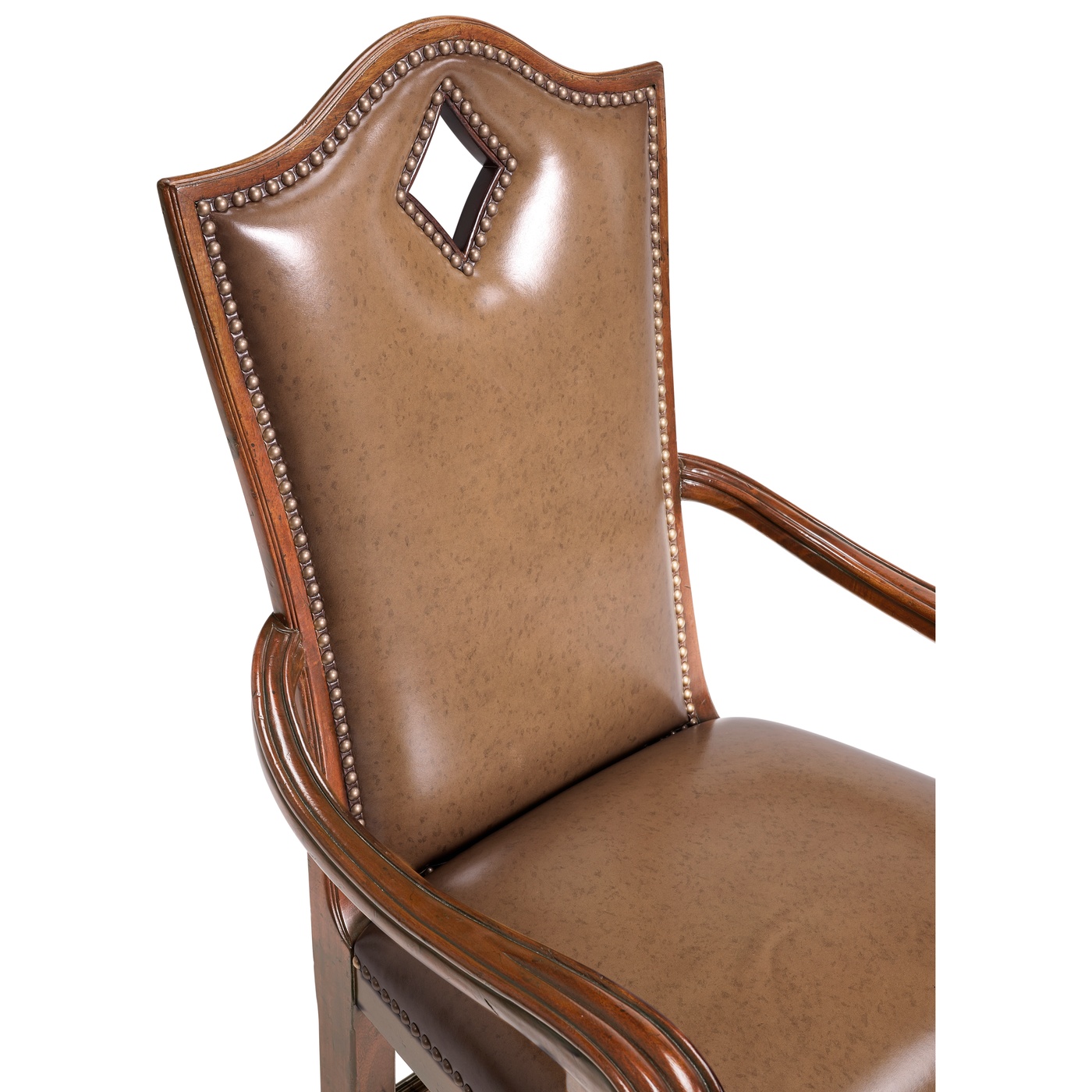 High Back Playing Card "Diamond" Arm Chair
