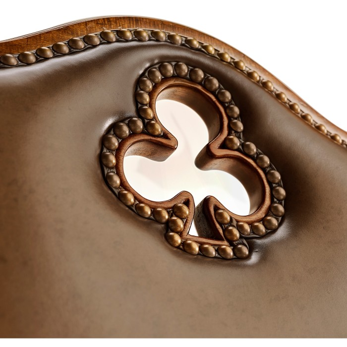 High Back Playing Card "Club" Arm Chair