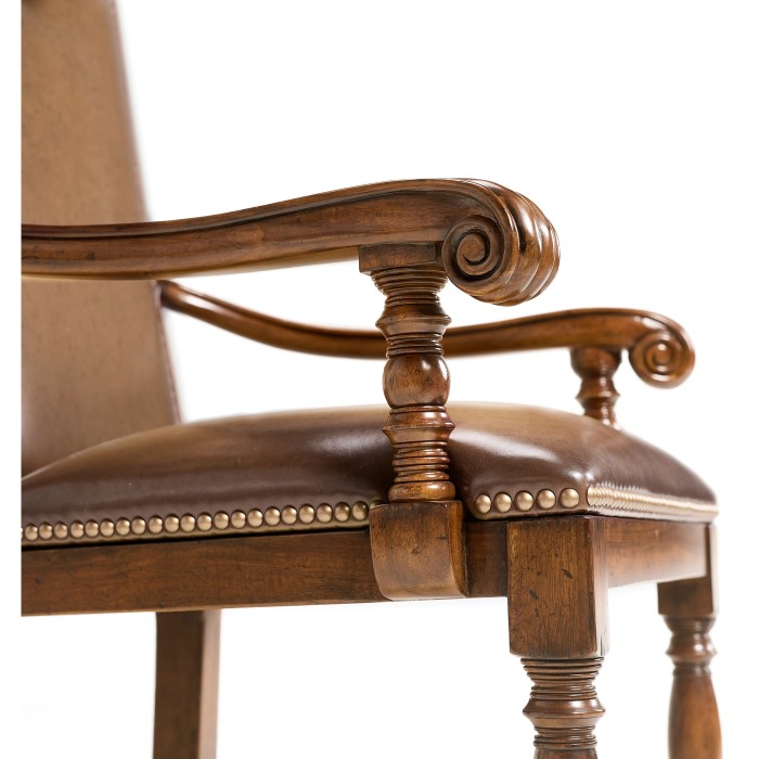 High Back Playing Card "Club" Arm Chair