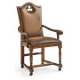 High Back Playing Card "Club" Arm Chair