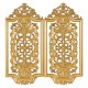 Pair gilded Renaissance style panels (Short)