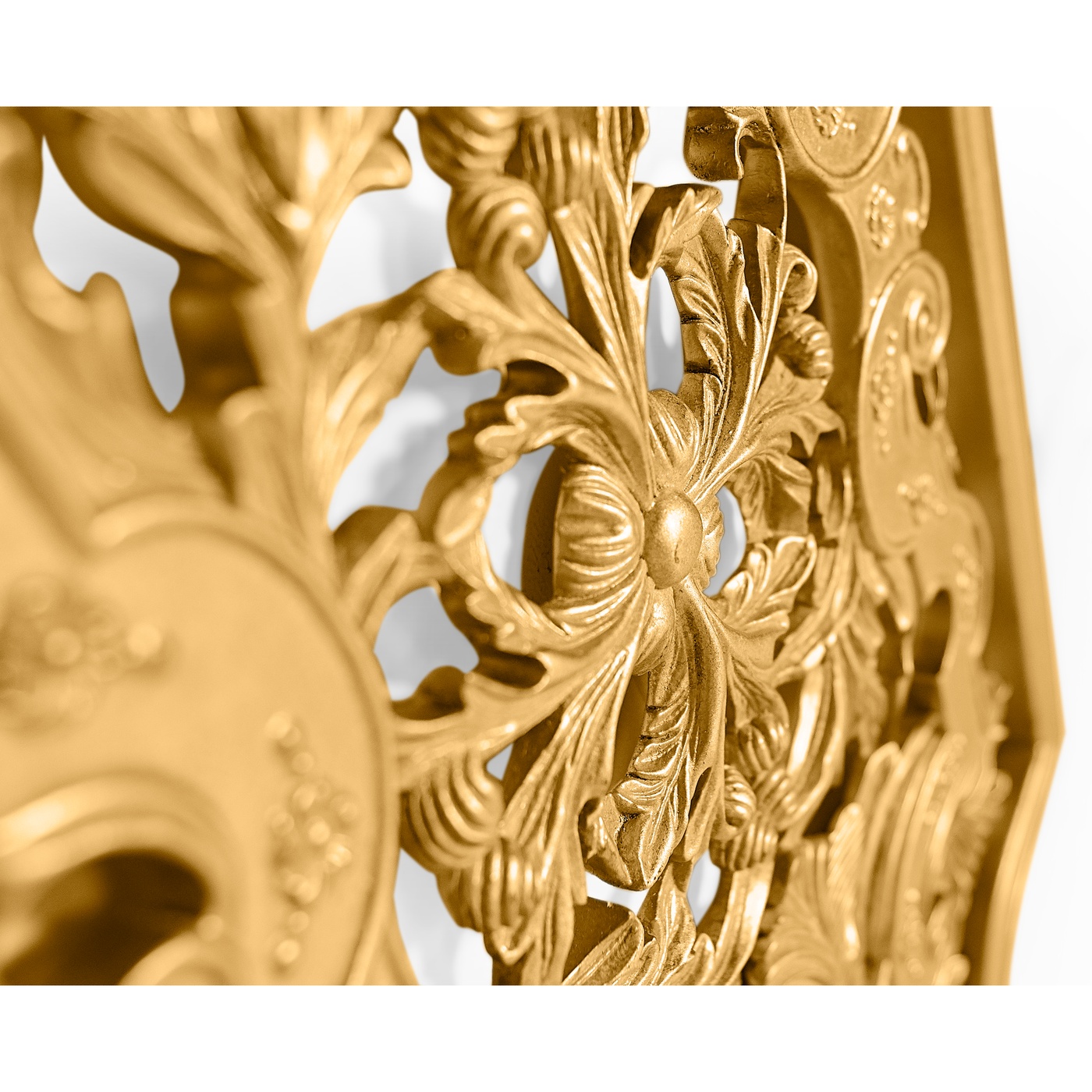 Pair gilded Renaissance style panels (Short)
