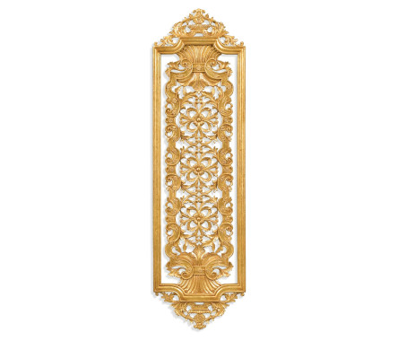Pair gilded renaissance style panels (Tall)