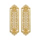 Pair gilded renaissance style panels (Tall)