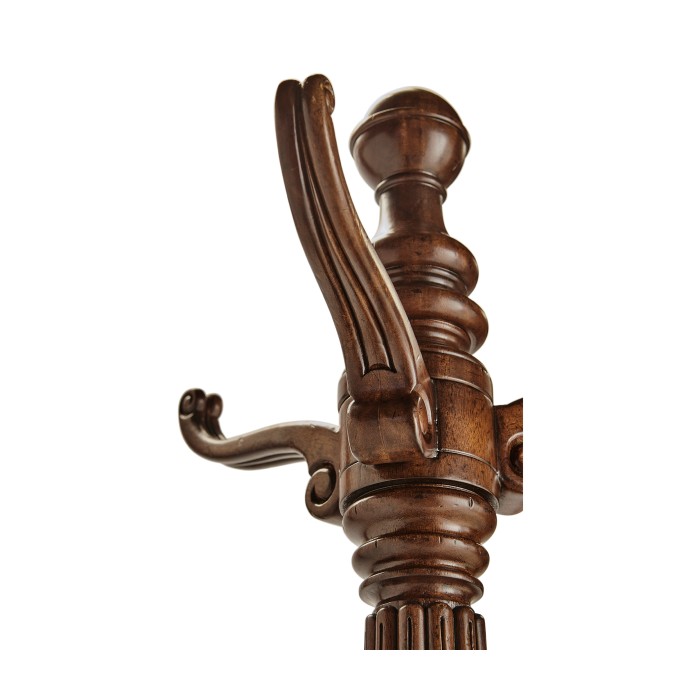 Victorian Style Mahogany Hat & Coat Rack