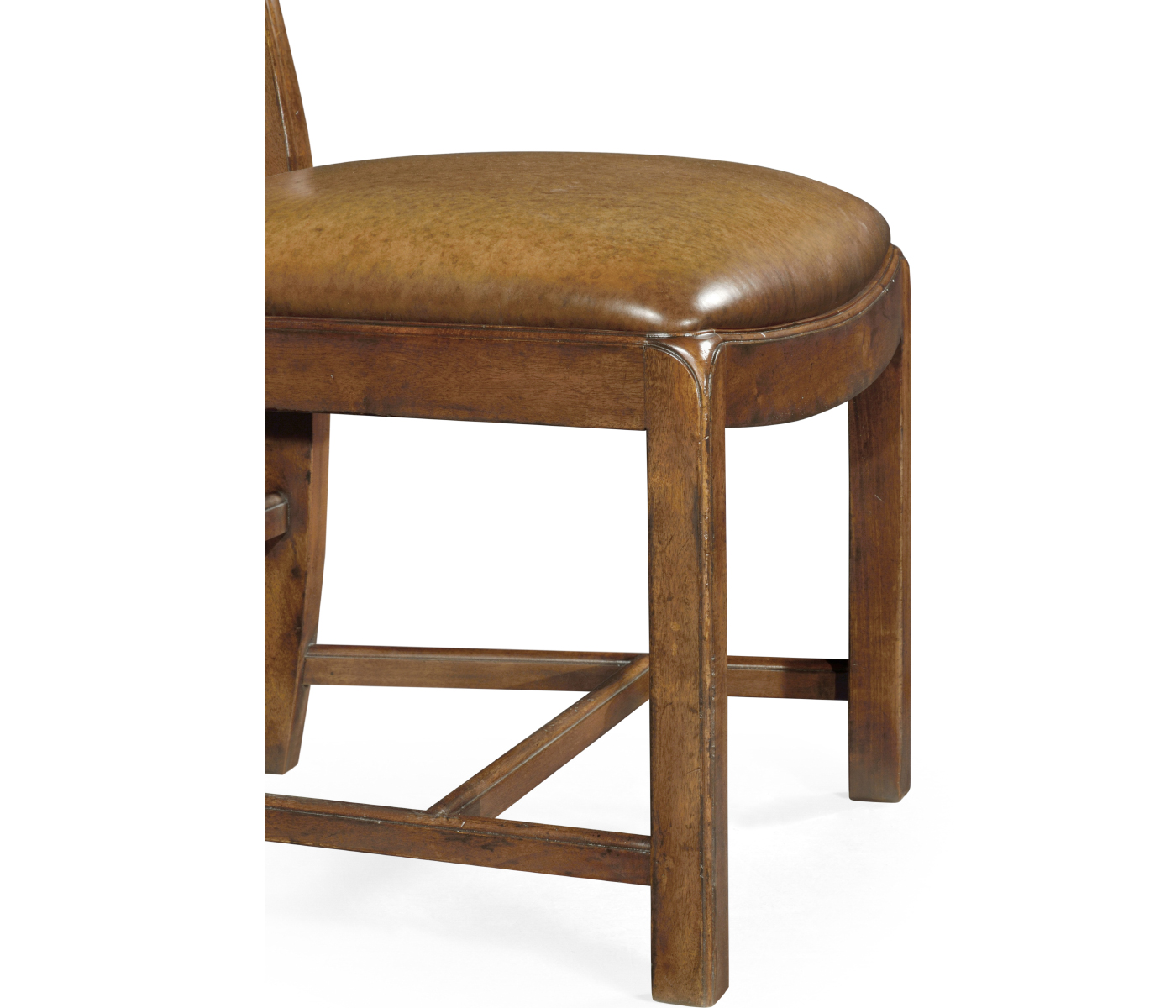 Mahogany Pierced Splat Back Side Chair