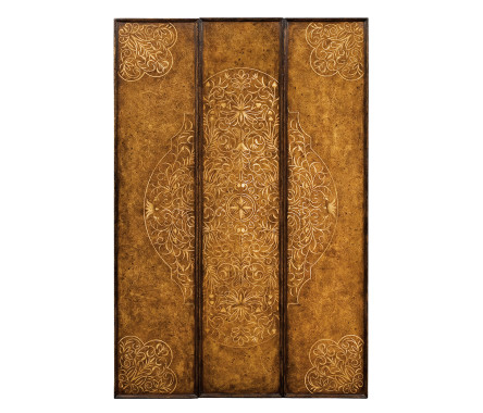 Seaweed three panel screen