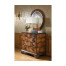Rustic chest of four drawers heavy distress