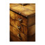 Rustic chest of four drawers heavy distress