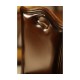 Chippendale country side chair leather upholstery with medium antique chestnut leather