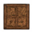Walnut Square Oyster Parquet Side Table
