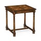 Walnut Square Oyster Parquet Side Table