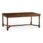 Walnut Rectangular Parquet Oyster Coffee Table