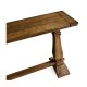 Large Figured Walnut Narrow Refectory Console