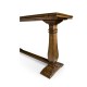 Large Figured Walnut Narrow Refectory Console