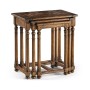 Nest of Three Country Oyster Tables