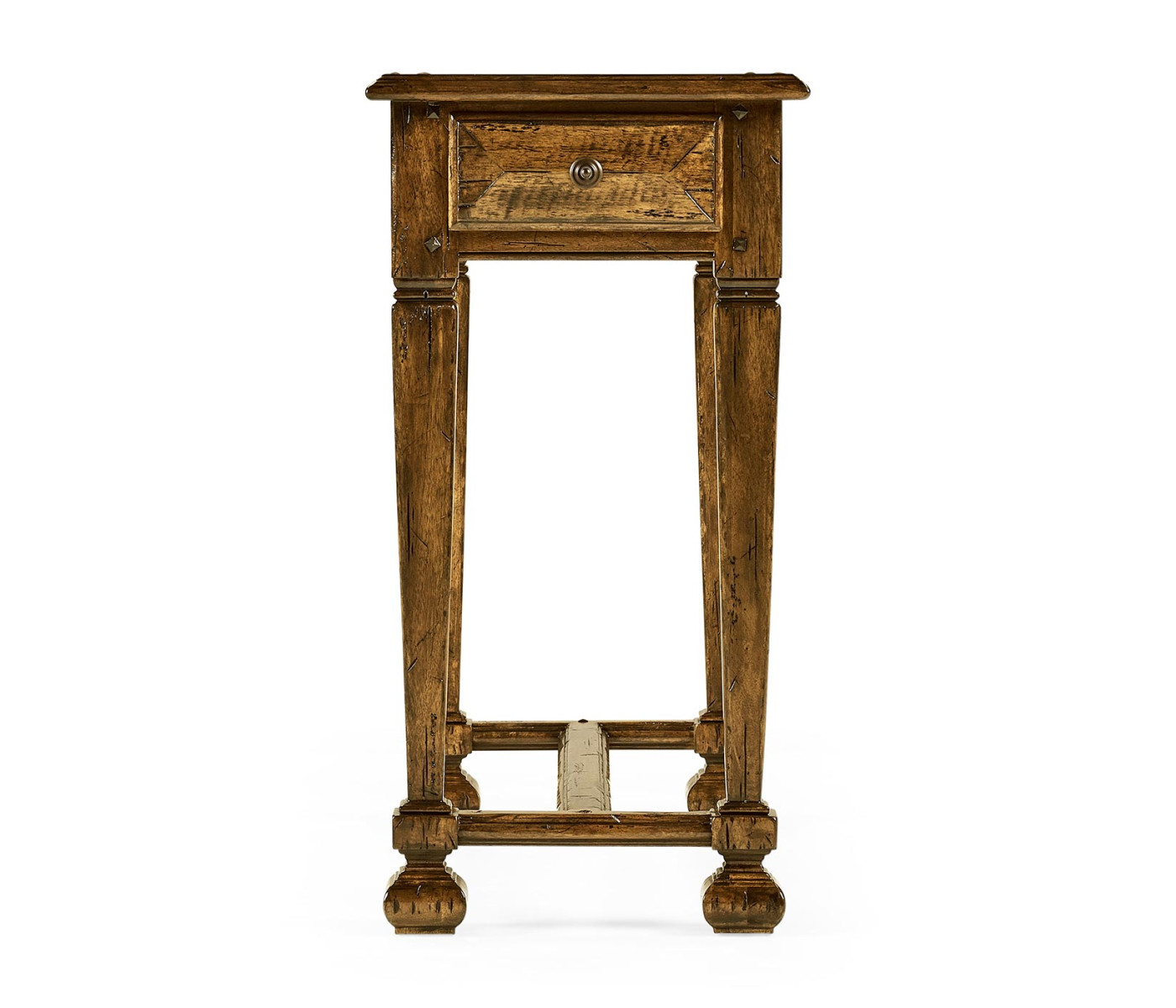 Narrow Walnut Side Table