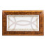 Rectangular oyster & églomisé coffee table