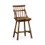 Rustic Dark Oak Side Bar Stool
