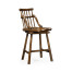 Rustic Dark Oak Side Bar Stool