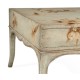 Painted floral coffee table