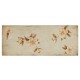 Painted antique olive floral console (Small)