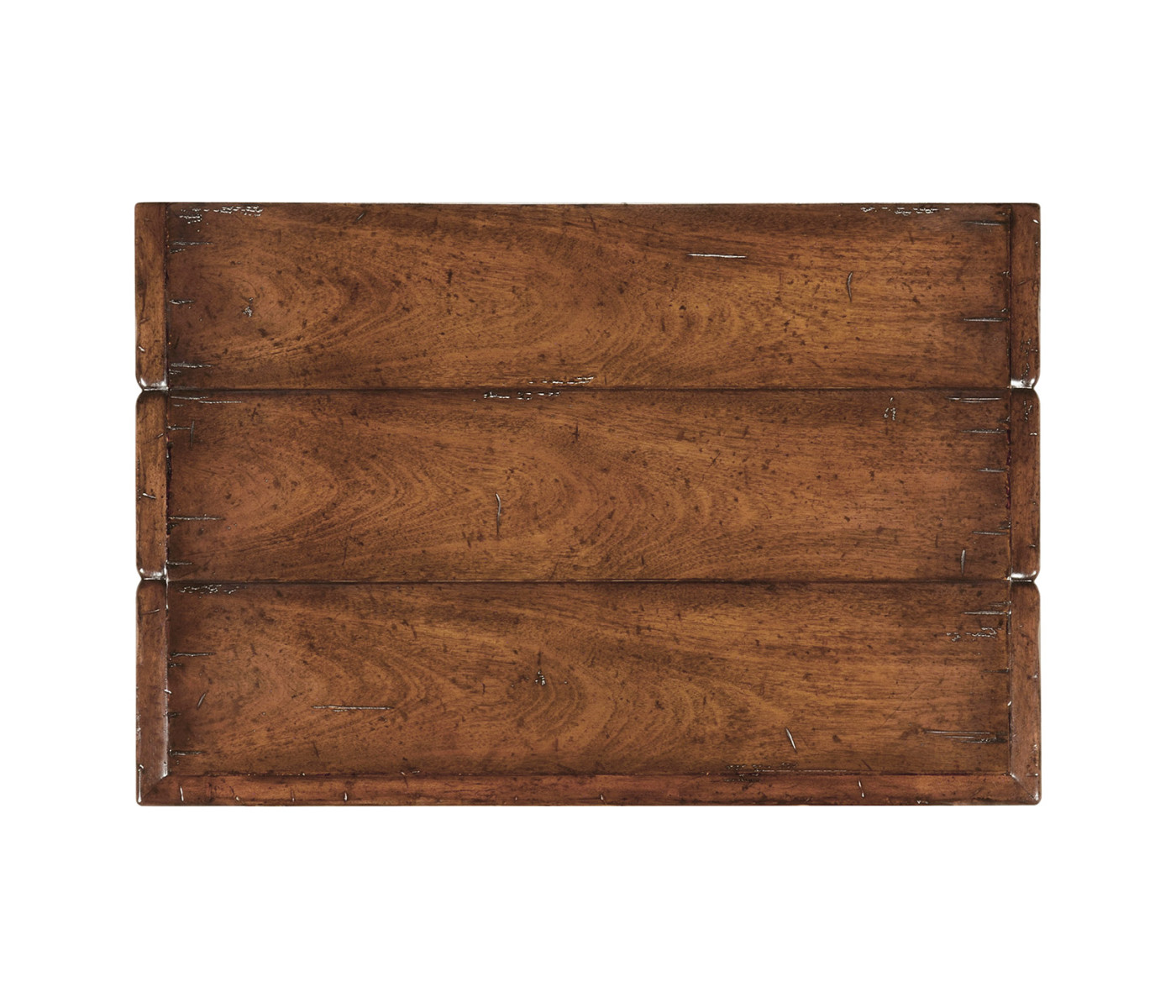 Country style walnut side table
