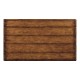 Planked walnut coffee table
