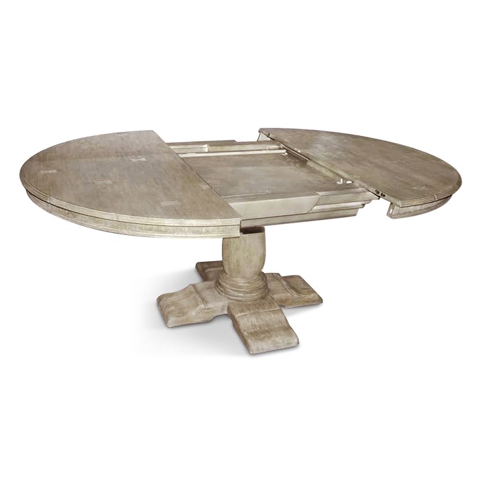 Extending Grey Oak Country Table 54