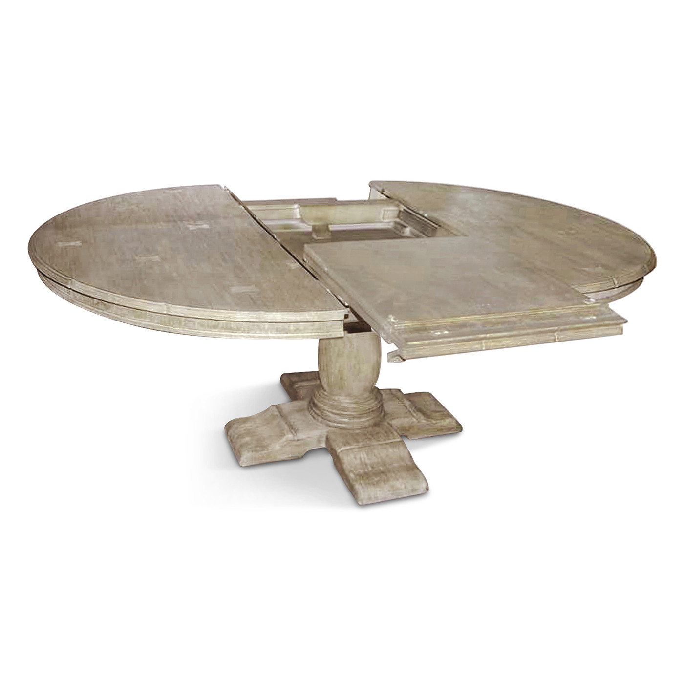 Extending Grey Oak Country Table 54