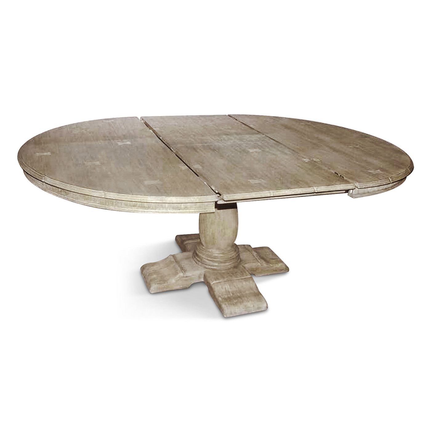 Extending Grey Oak Country Table 54