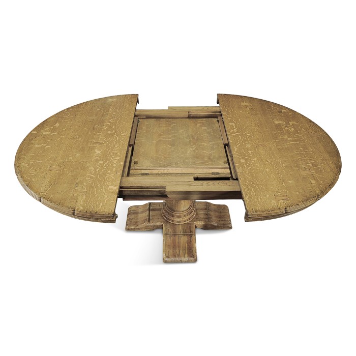Extending Natural Oak Country Table 54