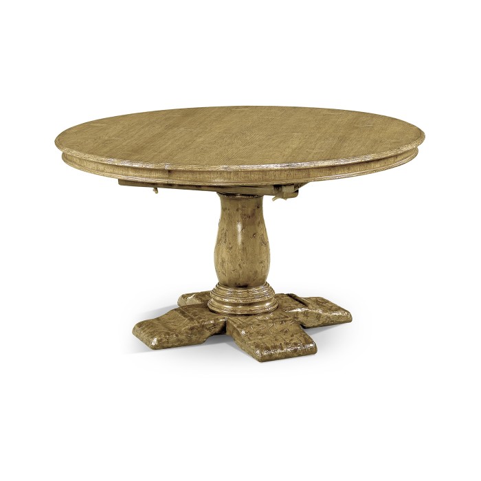 Extending Natural Oak Country Table 60