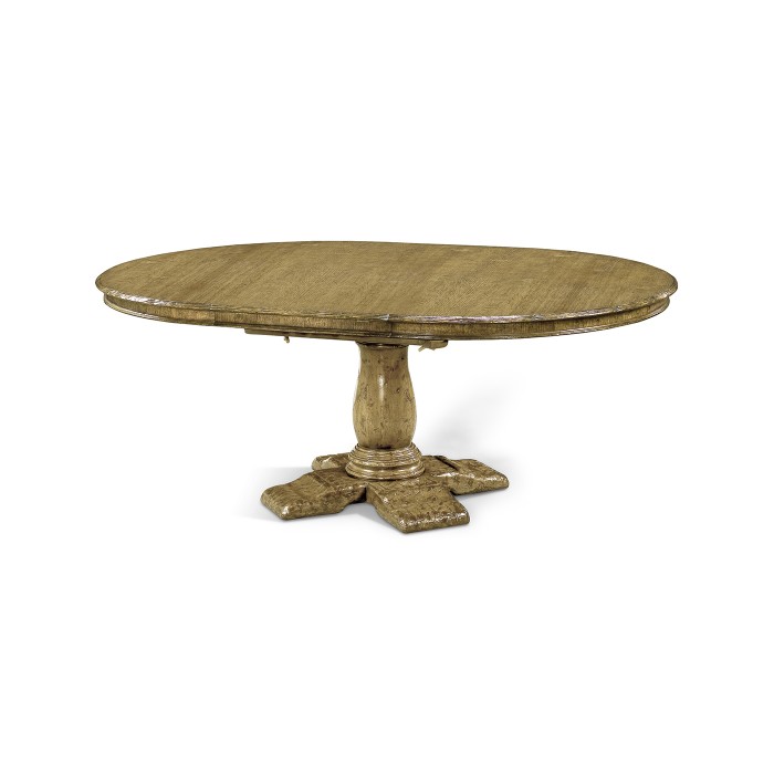 Extending Natural Oak Country Table 60