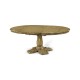 Extending Natural Oak Country Table 60