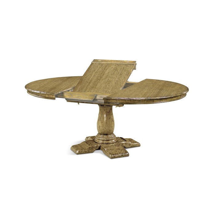 Extending Natural Oak Country Table 60